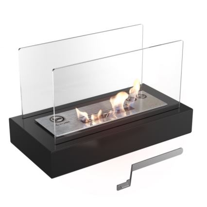 Kratki - Chimenea BIO 21,8x35,4 cm 1kW negro