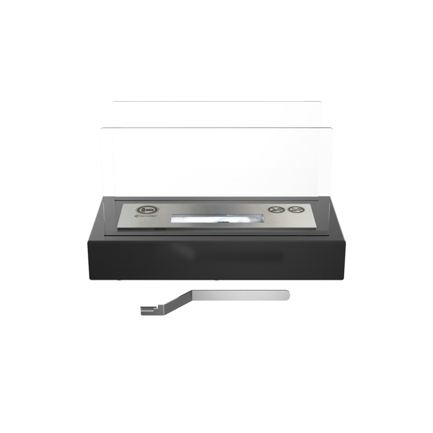 Kratki - Chimenea BIO 21,8x35,4 cm 1kW negro