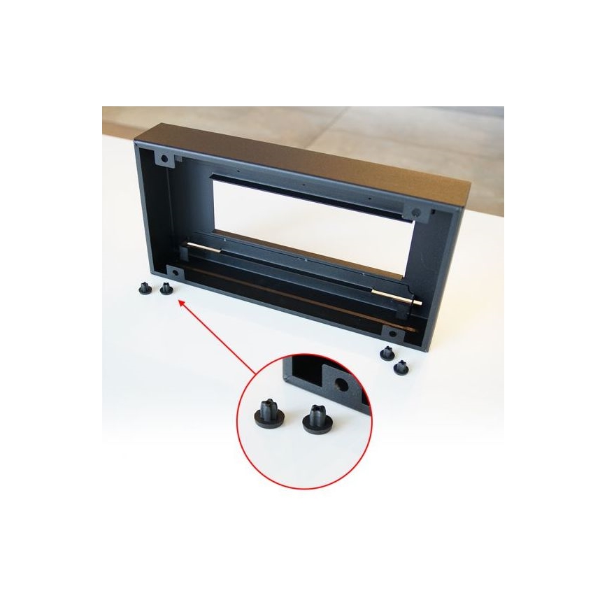 Kratki - Chimenea BIO 21,8x35,4 cm 1kW negro