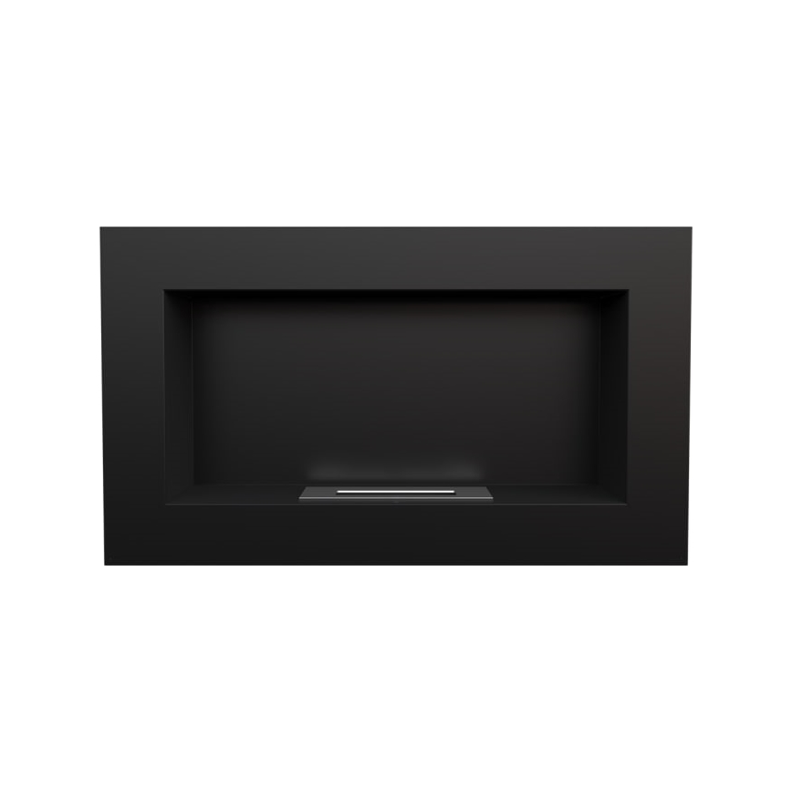 Kratki - Chimenea BIO empotrada 37,4x64,8 cm 1kW negro