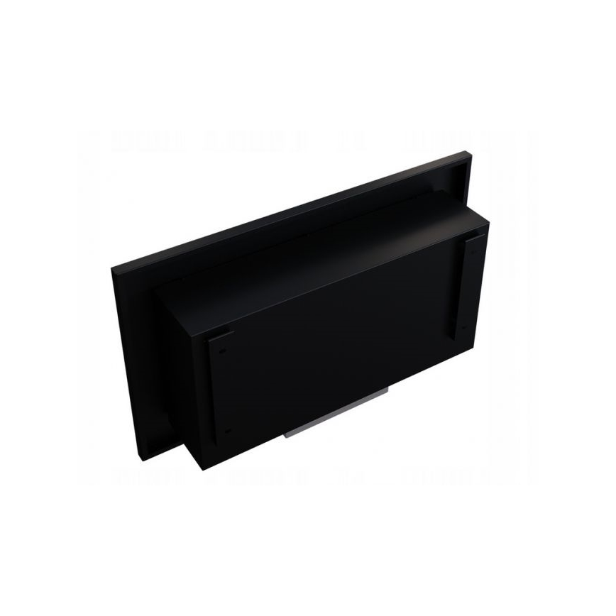 Kratki - Chimenea BIO empotrada 37,4x64,8 cm 1kW negro