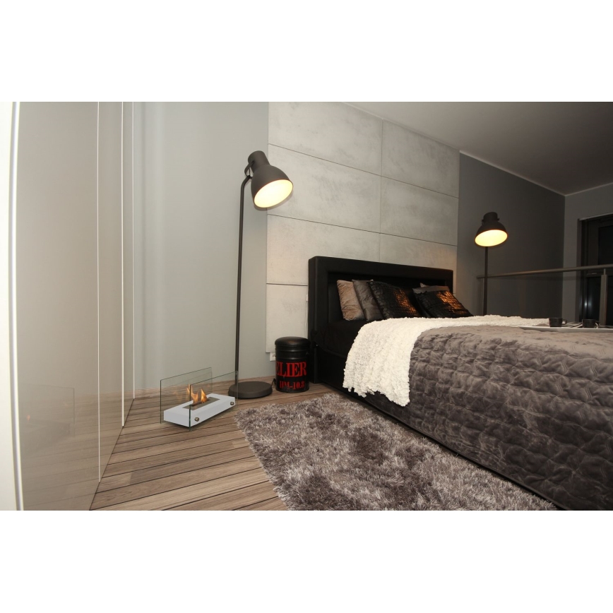 Kratki - Chimenea BIO 25,2x39cm 1kW blanco