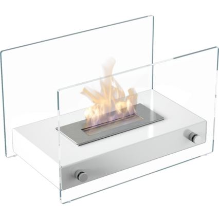 Kratki - Chimenea BIO 25,2x39cm 1kW blanco