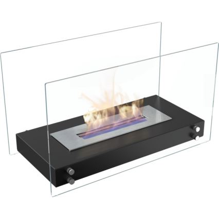 Kratki - Chimenea BIO 40,2x70 cm 2kW negro