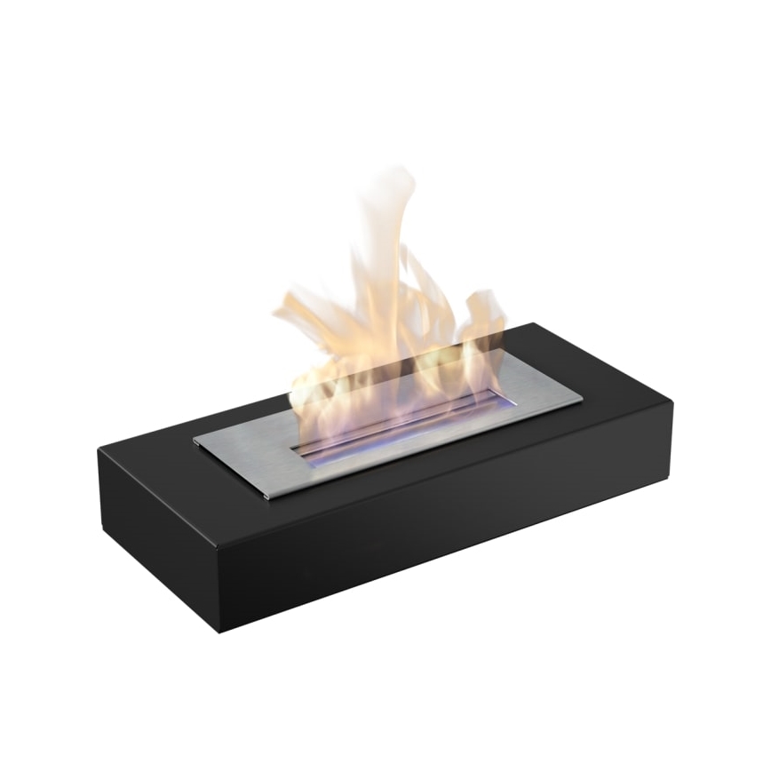 Kratki - Chimenea BIO 8,5x49 cm 2,5kW negro