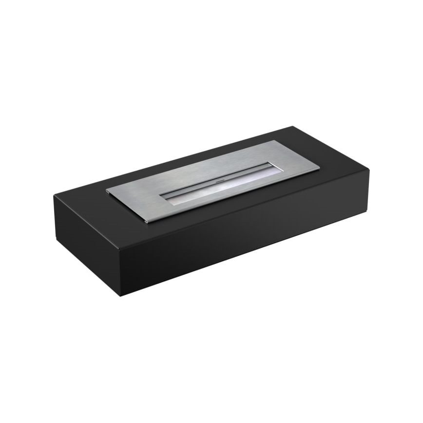 Kratki - Chimenea BIO 8,5x49 cm 2,5kW negro