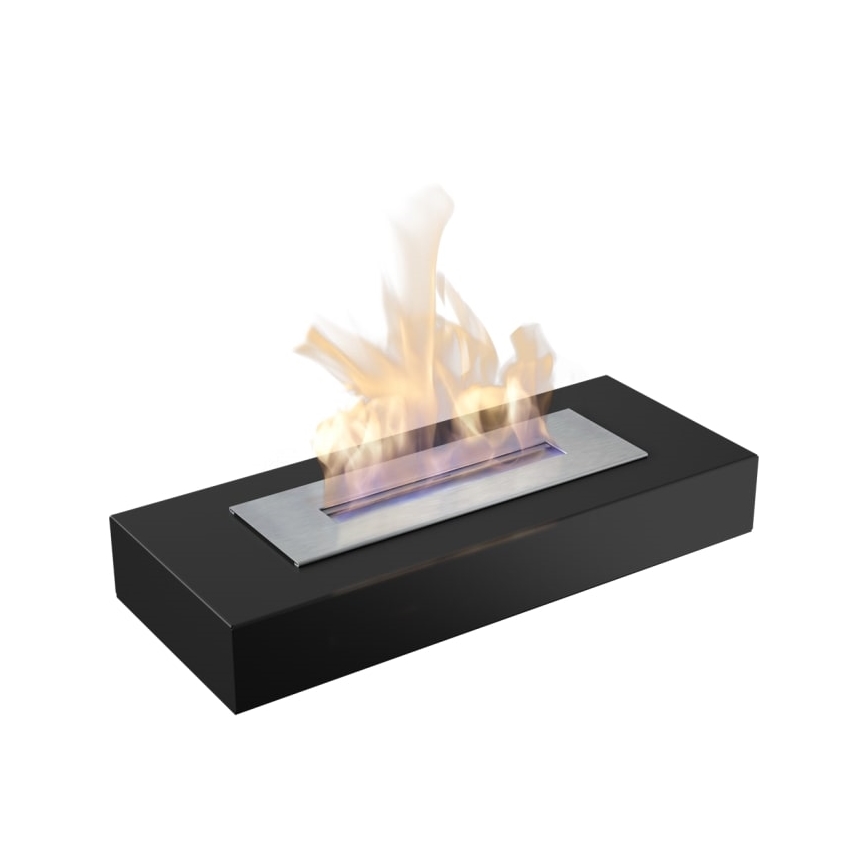 Kratki - Chimenea BIO 10x67 cm 3kW negro
