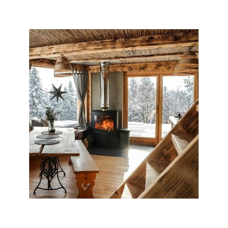 Kratki - Chimenea de acero 10kW 150mm
