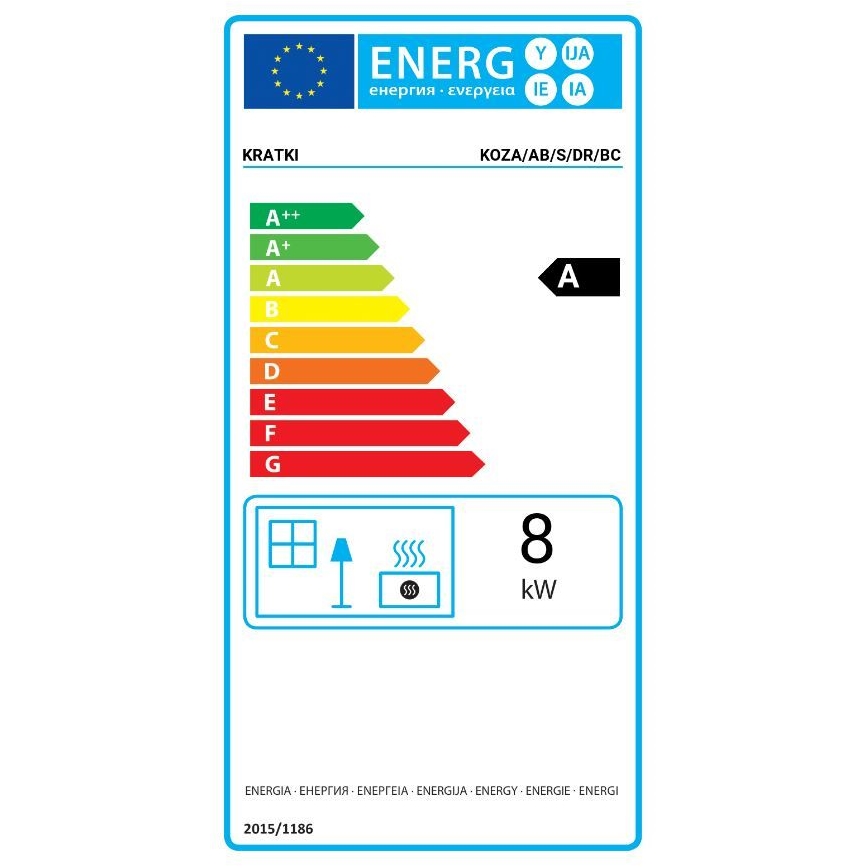 Kratki - Chimenea de acero 8kW 150mm