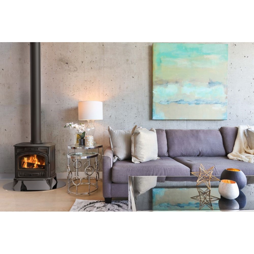 Kratki - Estufa de fundición para chimenea 8kW 130mm