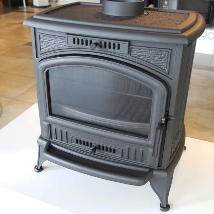 Kratki - Estufa de fundición para chimenea 8kW 130mm