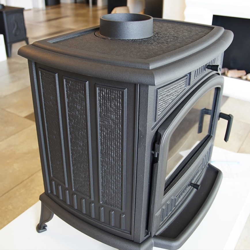 Kratki - Estufa de fundición para chimenea 8kW 130mm