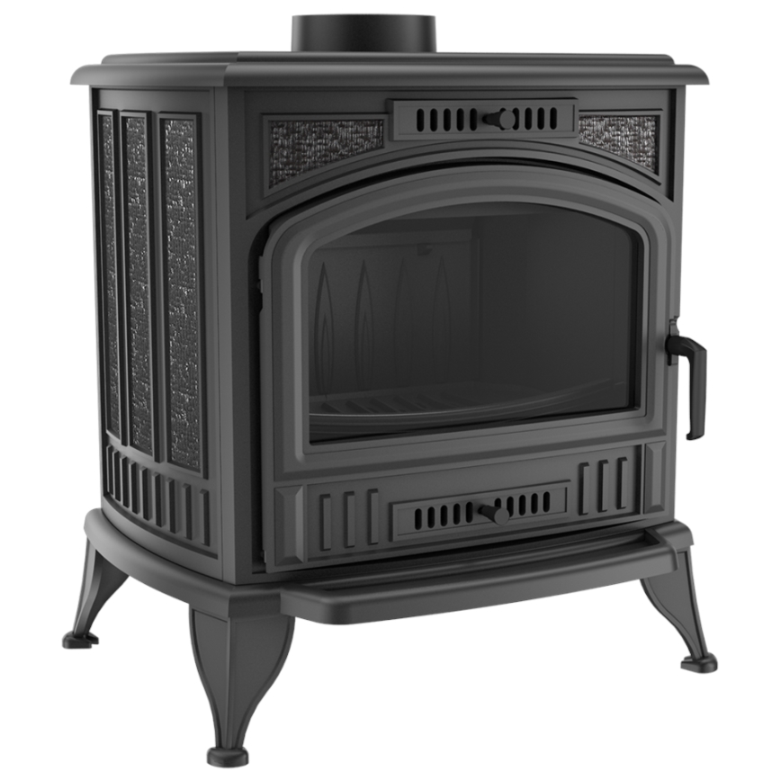 Kratki - Estufa de fundición para chimenea 8kW 130mm