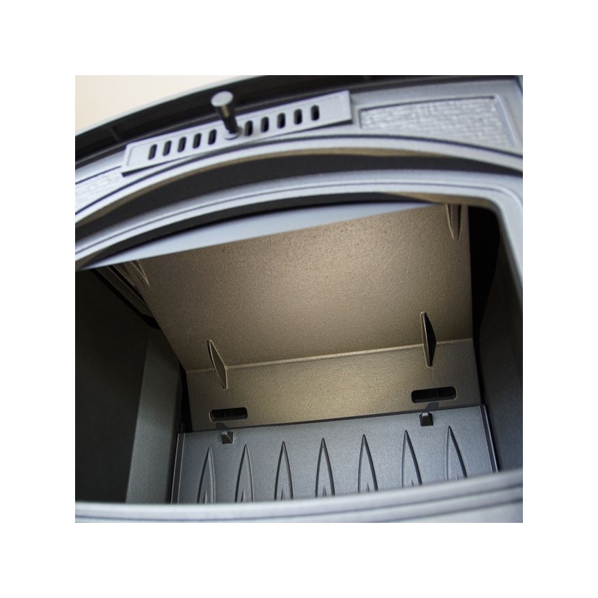 Kratki - Estufa de fundición para chimenea 8kW 130mm
