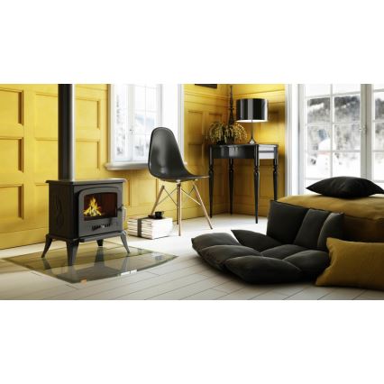 Kratki - Estufa de fundición para chimenea 5kW 130mm