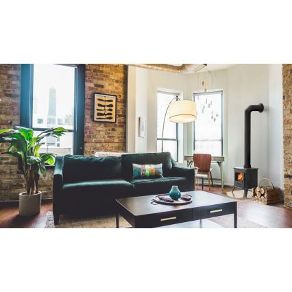 Kratki - Estufa de fundición para chimenea 5kW 130mm