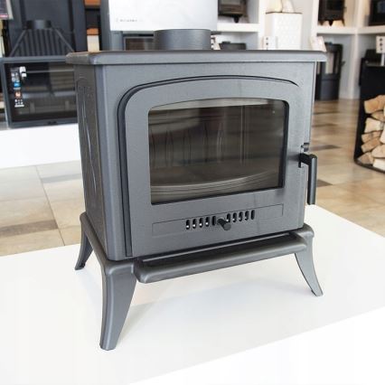 Kratki - Estufa de fundición para chimenea 5kW 130mm