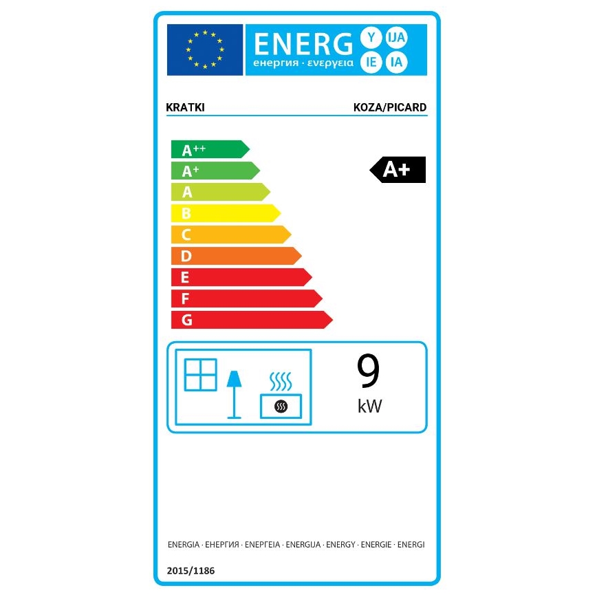 Kratki - Chimenea de acero 9kW 150mm