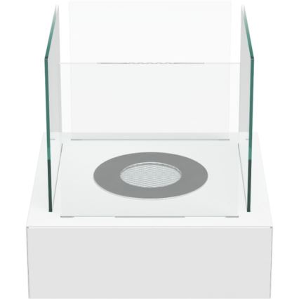 Kratki - Chimenea BIO 30,3x30 cm 1kW blanco