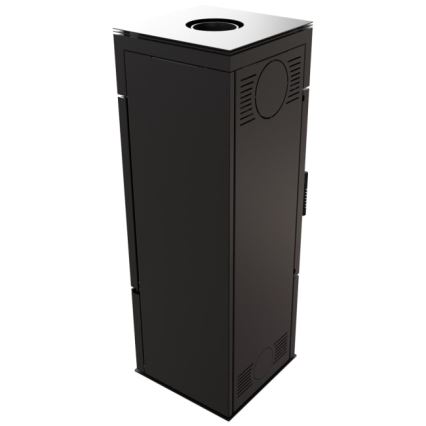 Kratki - Estufa de acero para chimeneas 8kW 150mm