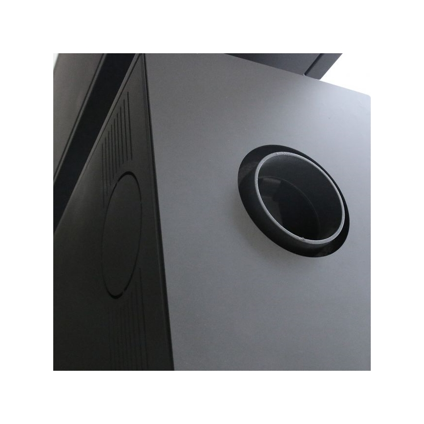 Kratki - Estufa de acero para chimeneas 8kW 150mm