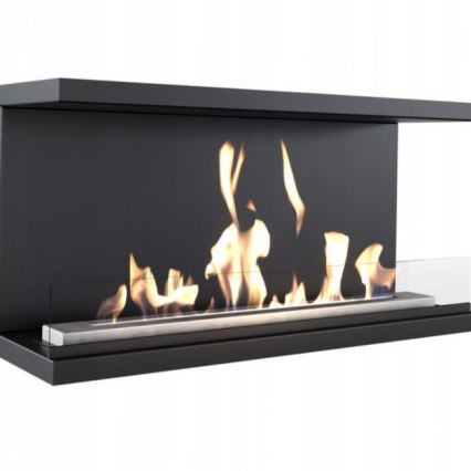 Kratki - Chimenea BIO empotrada 50x100 cm 3,5kW negro