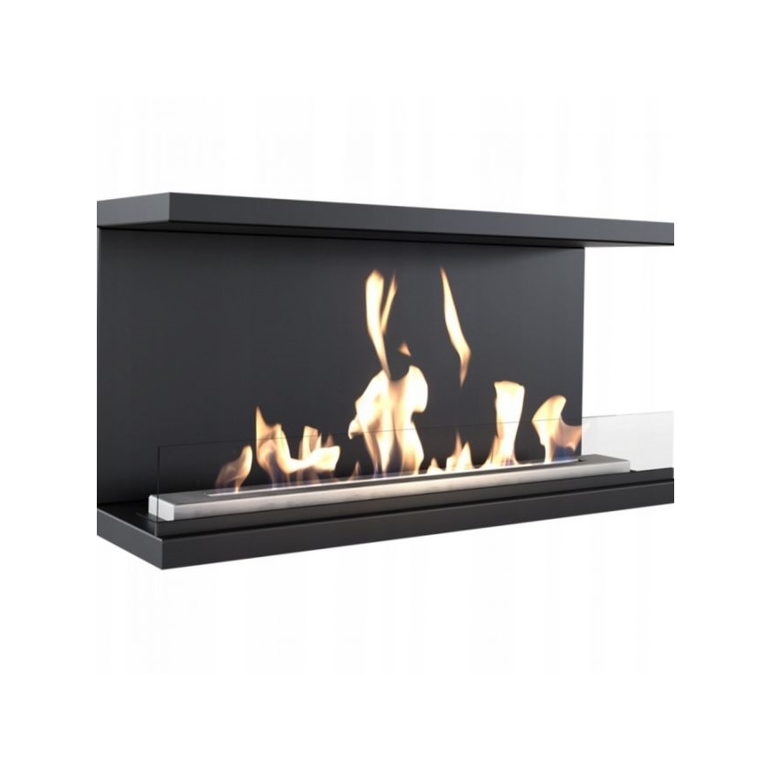 Kratki - Chimenea BIO empotrada 50x100 cm 3,5kW negro