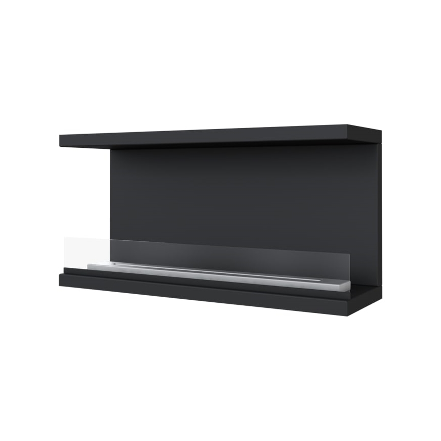 Kratki - Chimenea BIO empotrada 50x100 cm 3,5kW negro
