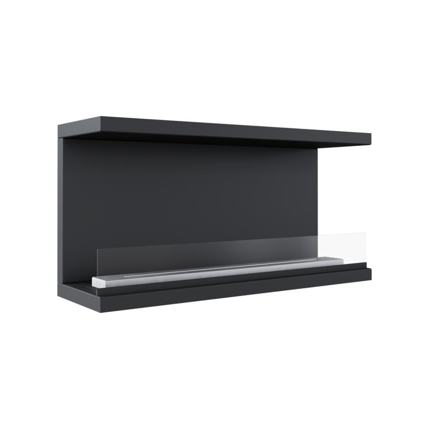 Kratki - Chimenea BIO empotrada 50x100 cm 3,5kW negro