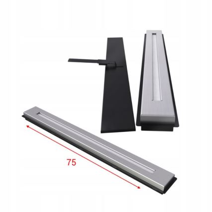 Kratki - Chimenea de bioetanol empotrada 50x100 cm 3,5kW negra