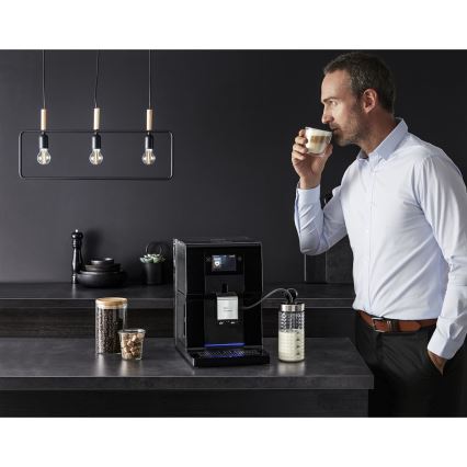 Krups - Cafetera automática con recipiente para leche INTUITION PREFERENCE 1450W/230V negro