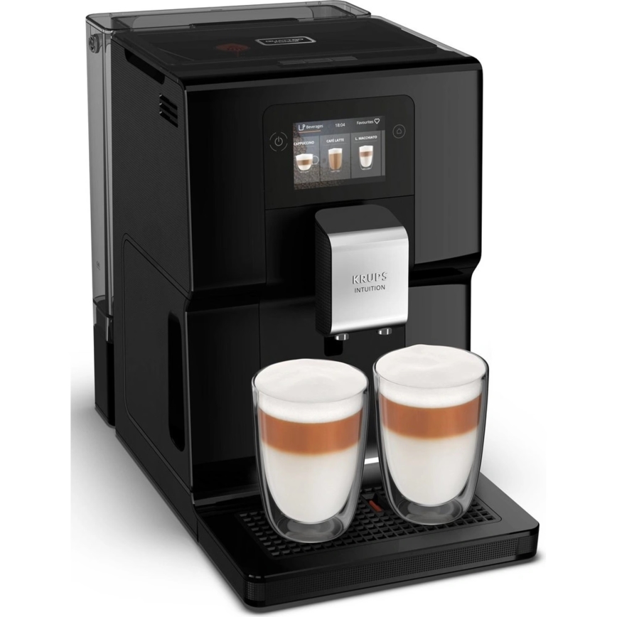 Krups - Cafetera automática con recipiente para leche INTUITION PREFERENCE 1450W/230V negro