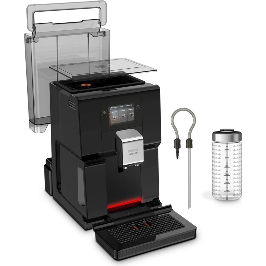 Krups - Cafetera automática con recipiente para leche INTUITION PREFERENCE 1450W/230V negro