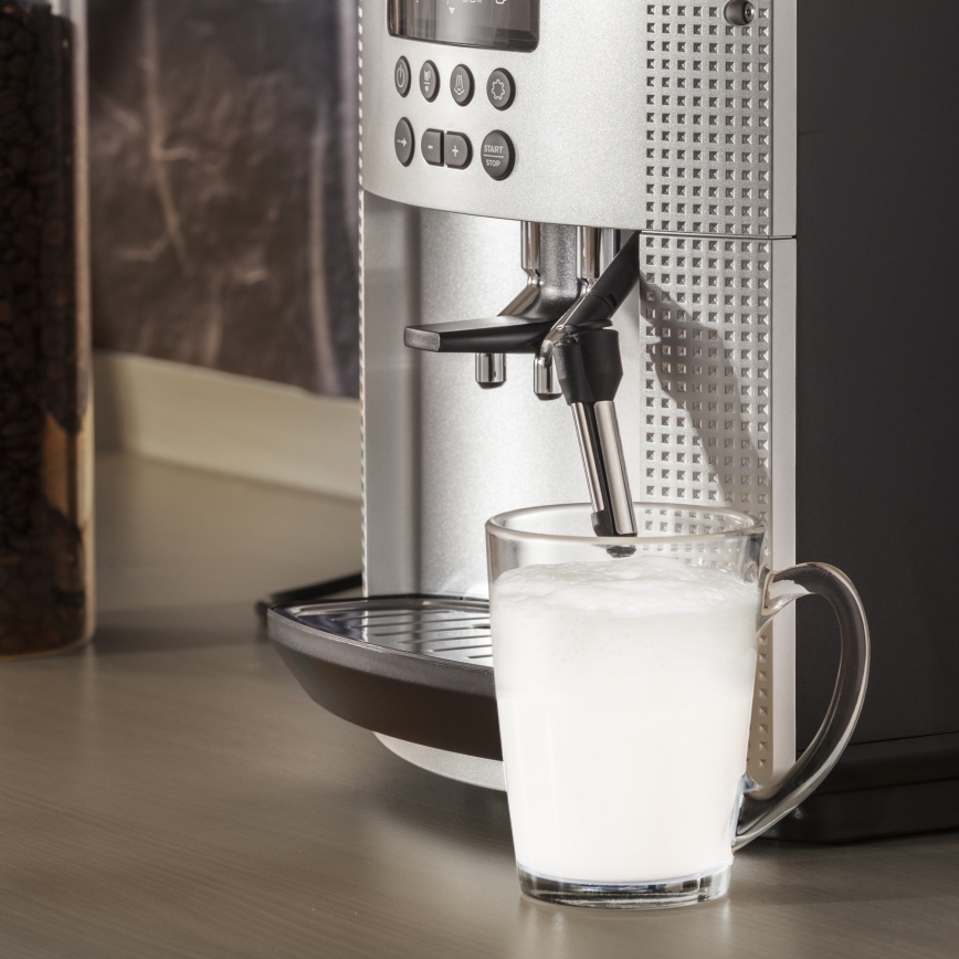 Krups - Cafetera automática ESSENTIAL 1450W/230V plata
