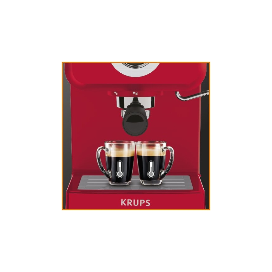 Krups - Cafetera espresso de palanca OPIO 1140W/230V