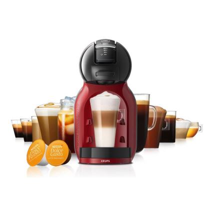 Krups - Máquina de café en cápsulas NESCAFÉ DOLCE GUSTO MINI ME 1500W/230V rojo/negro