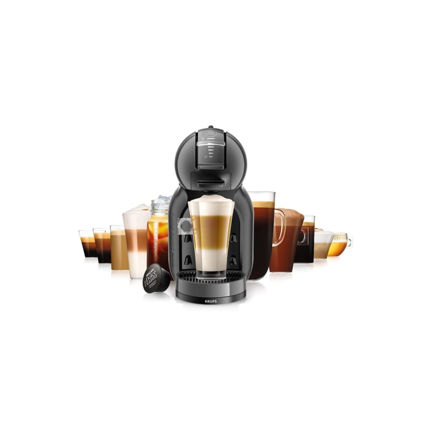 Krups - Máquina de café en cápsulas NESCAFÉ DOLCE GUSTO MINI ME 1500W antracita