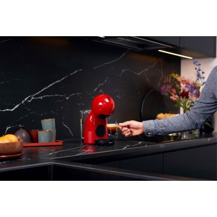Krups - Máquina de café en cápsulas NESCAFÉ DOLCE GUSTO PICCOLO XS 1600W rojo