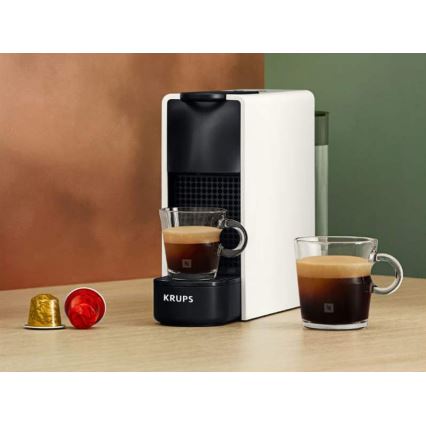 Krups - Máquina de café en cápsulas NESPRESSO Essenza mini 1310W/230V blanco