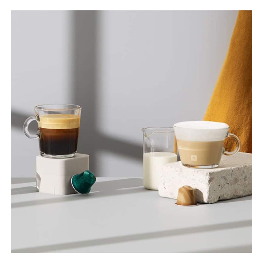 Krups - Máquina de café en cápsulas NESPRESSO Essenza mini 1310W/230V blanco