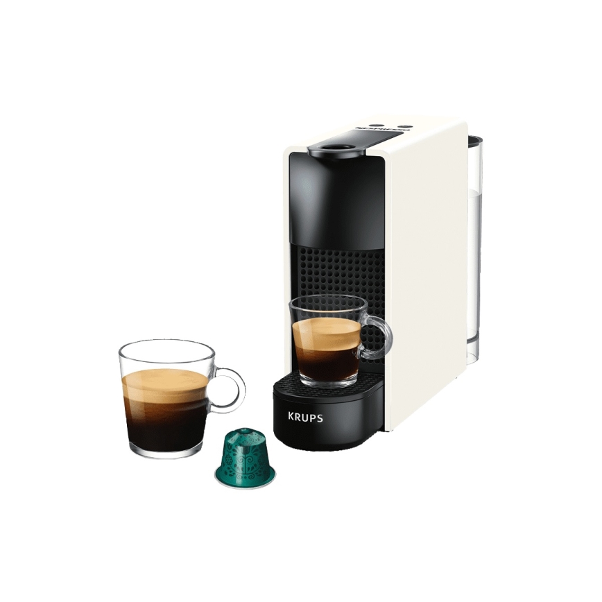 Krups - Máquina de café en cápsulas NESPRESSO Essenza mini 1310W/230V blanco