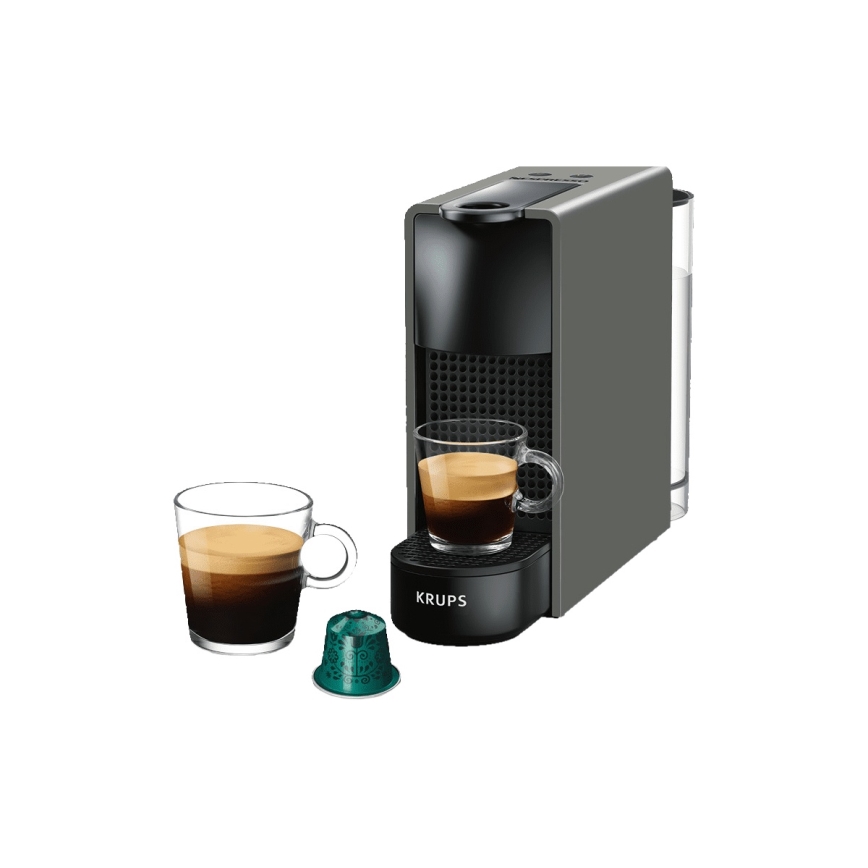 Krups - Máquina de café en cápsulas NESPRESSO Essenza mini 1310W/230V gris