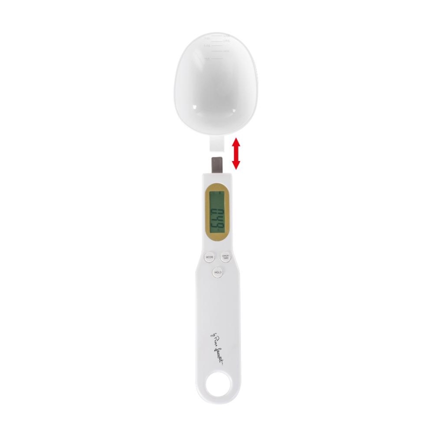 Lamart - Cuchara de pesaje digital con pantalla LCD 1xCR2032 blanca