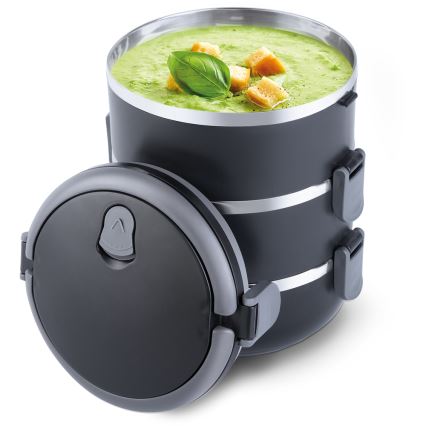 Lamart - Recipiente térmico para alimentos 1,8 l negro