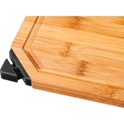 Lamart - Tabla de cortar con afilador de cuchillos 32x22 cm