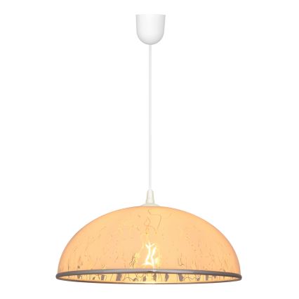 Lámpara Araña CIRCLE 1xE27/15W/230V blanco