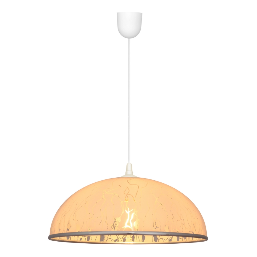 Lámpara Araña CIRCLE 1xE27/15W/230V blanco
