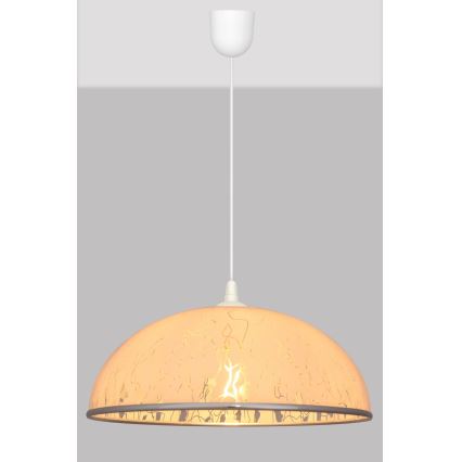 Lámpara Araña CIRCLE 1xE27/15W/230V blanco