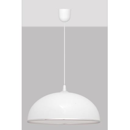 Lámpara Araña CIRCLE 1xE27/15W/230V blanco