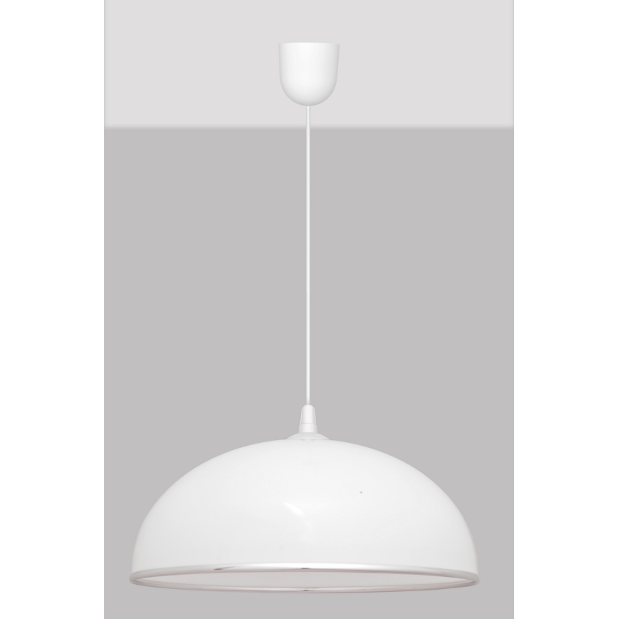 Lámpara Araña CIRCLE 1xE27/15W/230V blanco